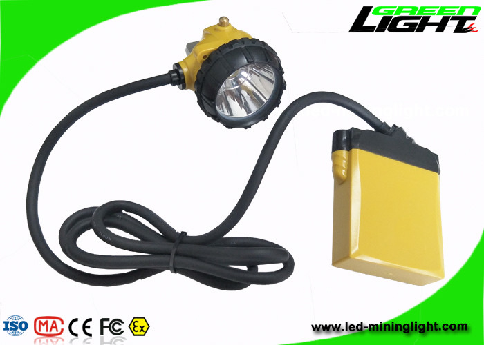 Battery 10.4Ah Miners Cap Lamp 25000lux Brightness 13 - 15 Hours Working Time