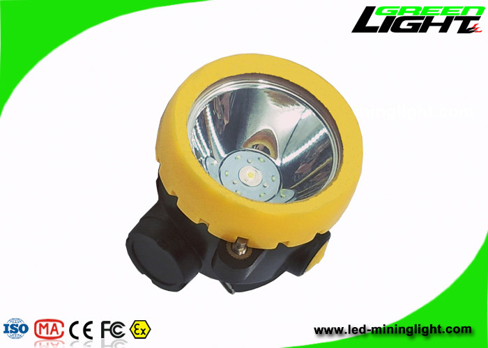 Button Switch Cordless Mining Lights , Plug - In Charging LED Mining Cap Lamp