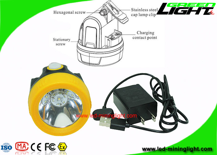 High Brightness Cordless Mining Lights Safety Back Up Msha Approved With USB Charger