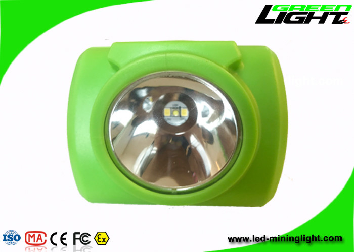 USB Charging 13000lux LED Mining Light PC Beam Safety OLED Screen With Push Button