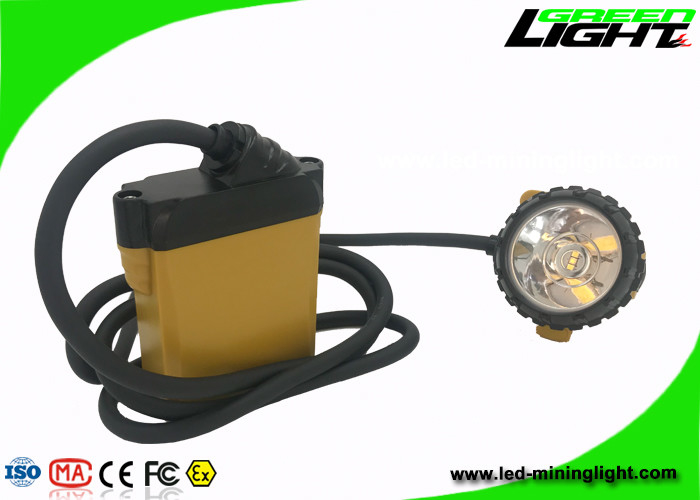 Hard Hat LED Mining Light ABS Material 25000Lux Brightness 13-15hrs Working Time