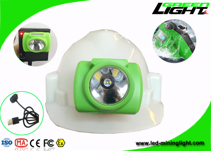 Undergroud LED Mining Light Lighweight OLED Screen 3.7V 14-16hrs Working Time