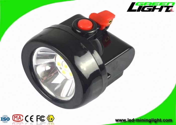 4000Lux Brightness Lightweight Cordless Cap Lamp ABS 15hrs Long Lighting Time