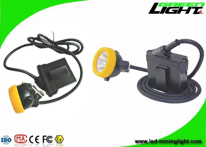 Explosion Proof LED Miners Helmet Light IP68  7.8Ah Li - Ion Battery 10000lux Brightness