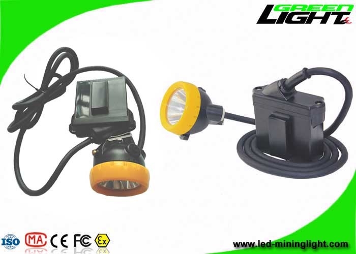 Helmet Lamp LED Mining Light 6.6Ah Li - Ion Battery With 1000 Battery Cycles