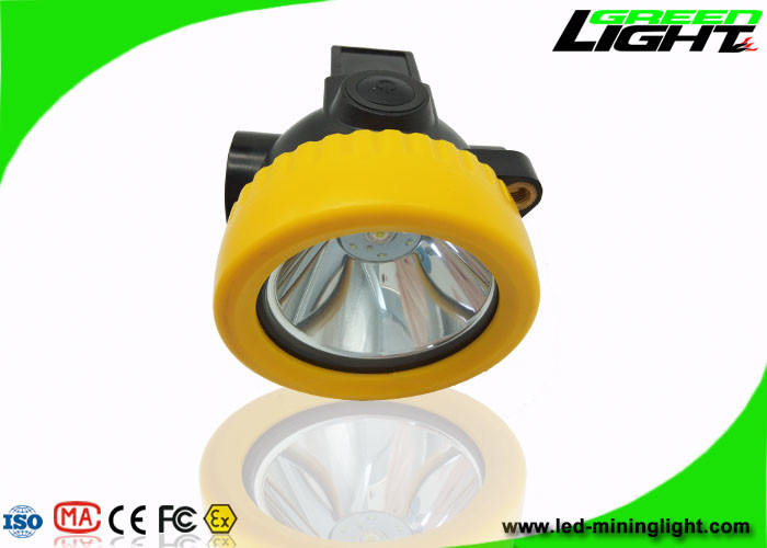 4000lux Mining Hard Hat Lights 2.2Ah Battery All In One Strcture With Plug In Chager