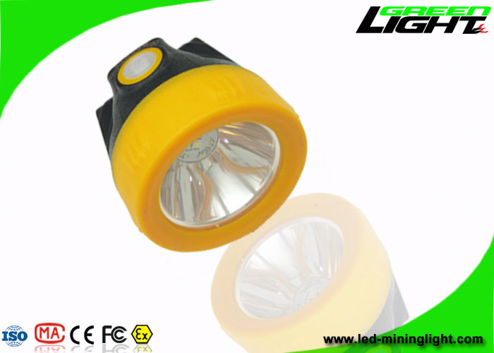 Lightweight Mining Hard Hat Lights 10000lux Cordless Lamps Charging Indication Switch