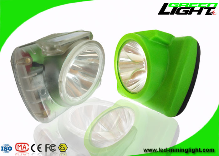 Super Light Cordless Mining Lights 13000lux With Adjustble Stainness Steel Clip