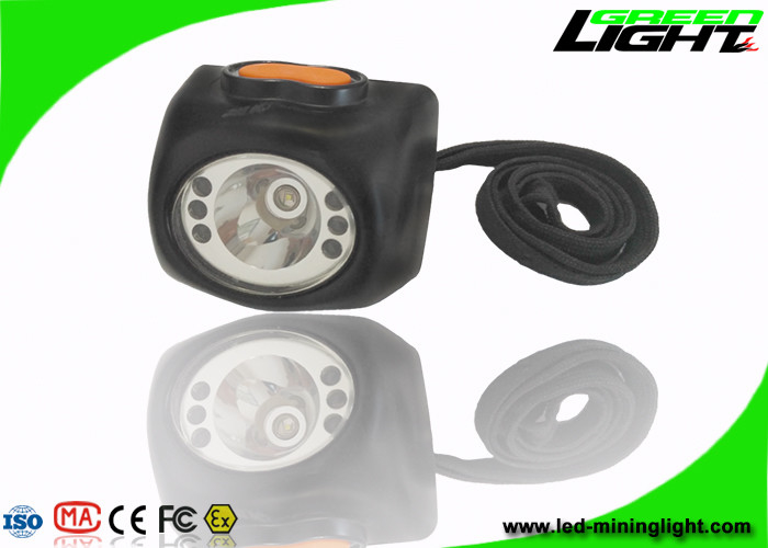 Black Color Mining Cap Lights 8000lux High Brightness Headlamp With Digital Screen