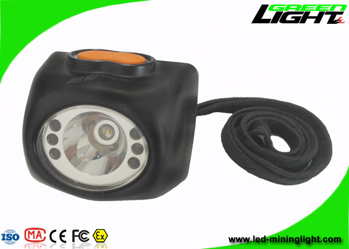 Durable Cordless Mining Lights 4000lux Brightness IP68 Waterproof With Safety Rope