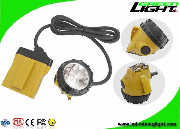 10.4Ah Samsung Battery Coal Mining Lights 25000lux Brightness With SOS Low Power Warning Function