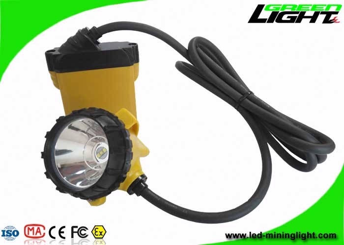 3W Cree LED Mining Hard Hat Lights 25000Lux Four Lighting Levels With Low Power Warning