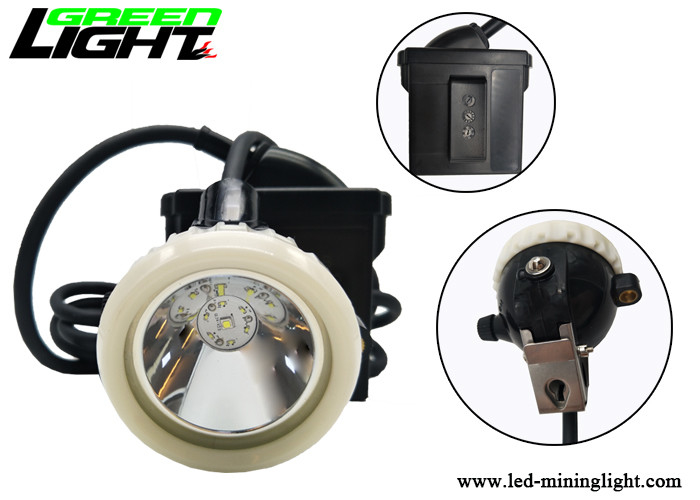 Rechargeable Li - Ion Battery Led Miners Cap Lamp 16 Hours Working Time 10000lux Brightness