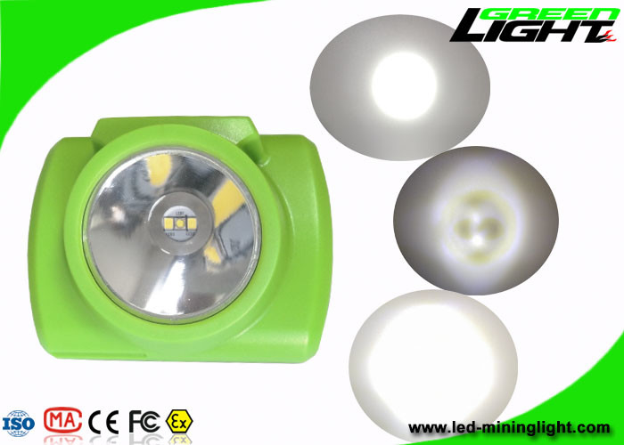 Small GLC-6 Miners Cap Lamps Cordless 13000lux IP68 With Optical Lighting Angle