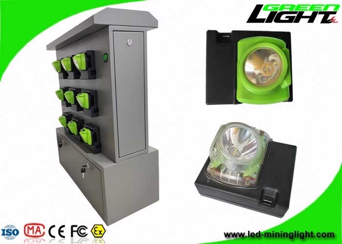 Double Side Charger Racks Cordless Mining Cap Lights 18 Units For GLC-6 Series