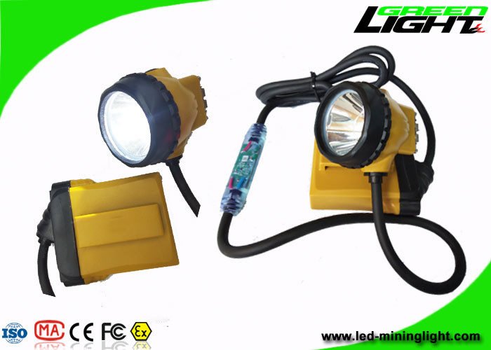 Cree LED Cordless Cap Lamp 490g Super Brightness 25000lux 10.4Ah Explosion Prevention