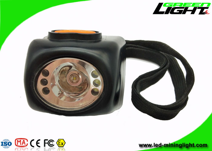 IP68 Small Size Digital Coal Mining Lights 8000lux 30 / 70 Degree Clip PC Lamp Body
