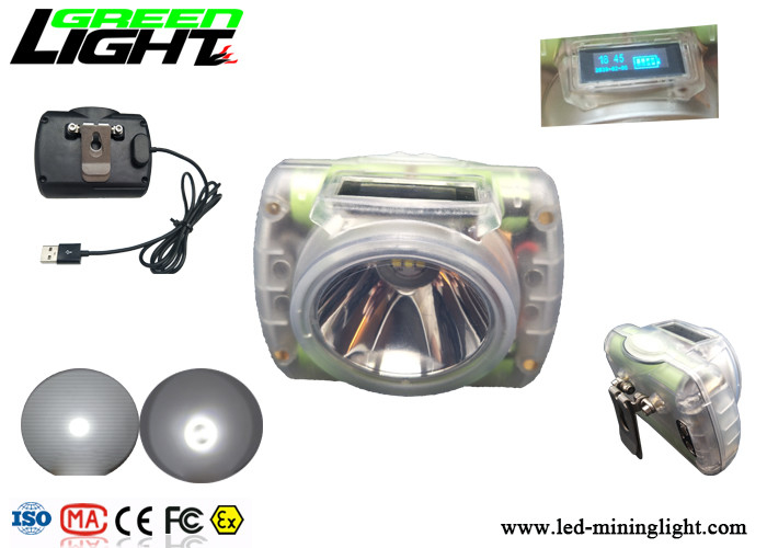 Rechargeable Cordless LED Miners Cap Lamp Waterproof 13 Hours For Underground Mine