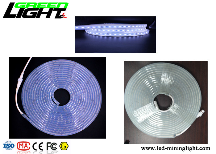 24V Led Flexible Strip Light Super Toughening Silica Gel Soft Suit For Underground Mine