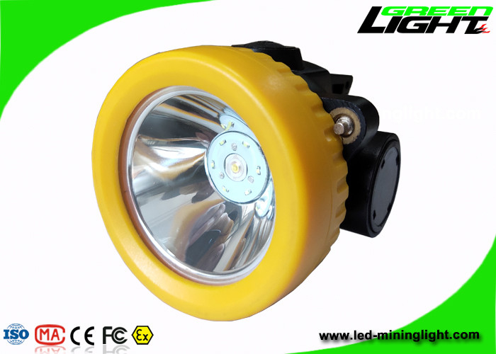 All In One Structure Coal Miner Hard Hat Light 5000lux PC ABS IP68 Waterproof