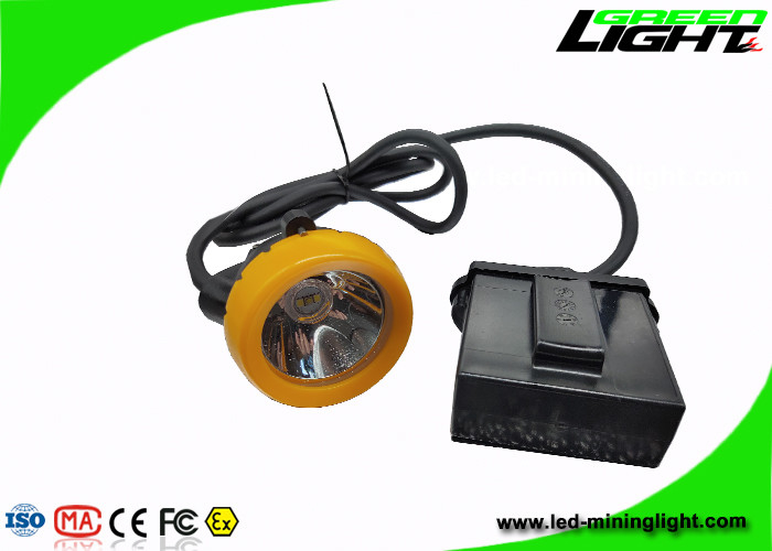 Silicon Button Touch LED Mining Light 10000lux Cap Lamp 7.8Ah Li - Ion Battery