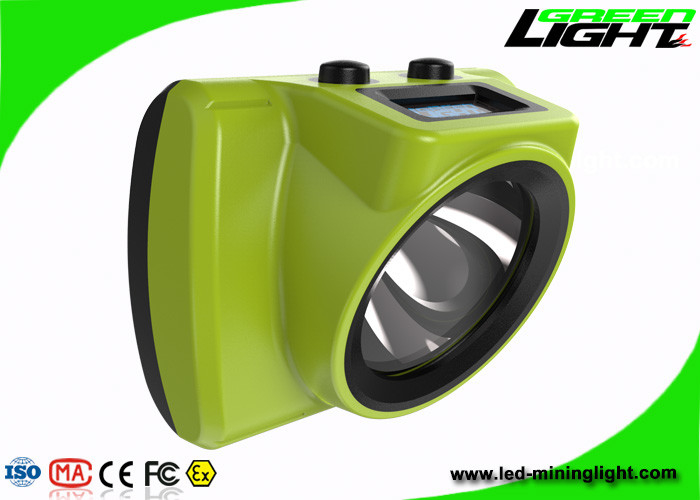 High Capacity 6.8Ah Led Mining cap lamp 13hrs Working Time Occupational Safety