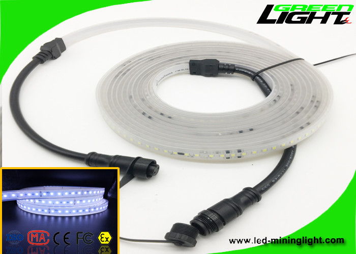 Rgb SMD 5050 Waterproof Flexible Led Strip Lights Cool White Color Sillicone Material