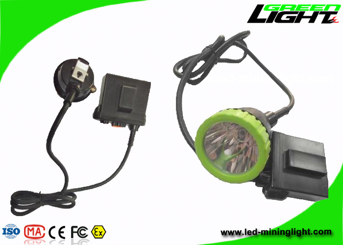 Aluminum Cup Rechargeable Led Headlamp , Outdoor Coal Mining Lights 11.2Ah For Hunting