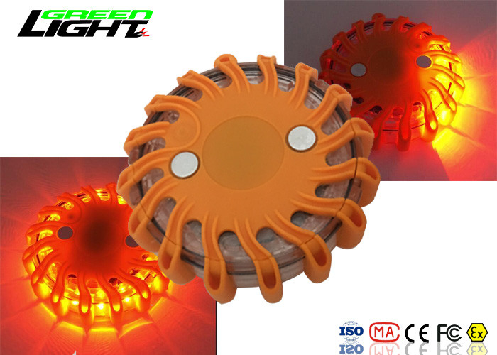 Waterproof IP68 Led Flashing Warning Lights PC/TPR Material DC 5V For Trucks
