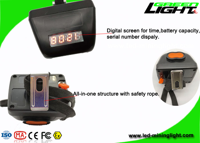 Underground Safety Miners Cap Lamps Cordless , PC Hard Hat Led Lights GL4.5