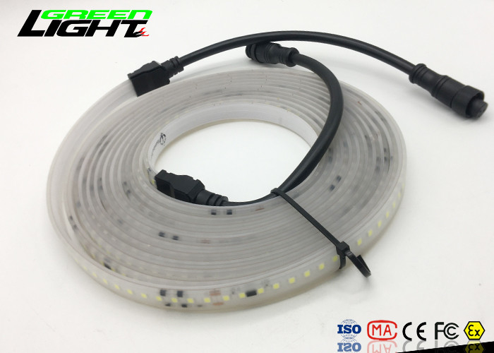 Anti Explosive LED Flexible Strip Lights RGB 5050 Silicone Material Cool White Color