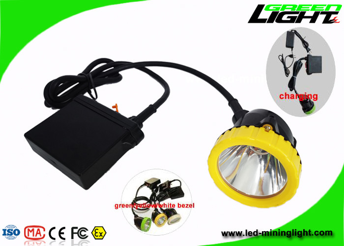 Anti Corrosion Hunting Mining Hard Hat Lights High Power Headlamp 50000lux Brightness