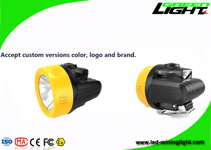 Rechargeable Mining Cap Lights Charging Indication Switch Small Size Dc Power Supply