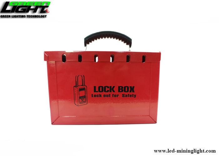 Metal Portable 12 Padlock Safety Group Lockout Tagout Box