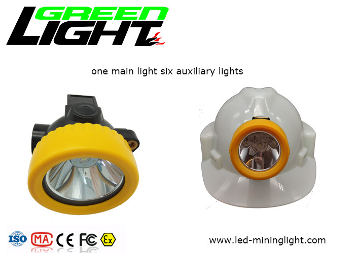 0.74W 230mA 4000lux Led Miners Cap Lamp IP67 Waterproof Led Mining Cap Lamp