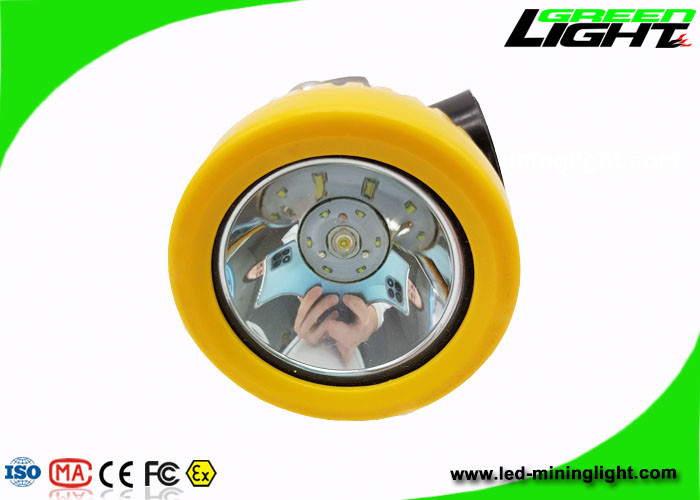 2.2Ah 5000Lux Cordless LED Mining Headlamp 0.74W With Cradle Charger