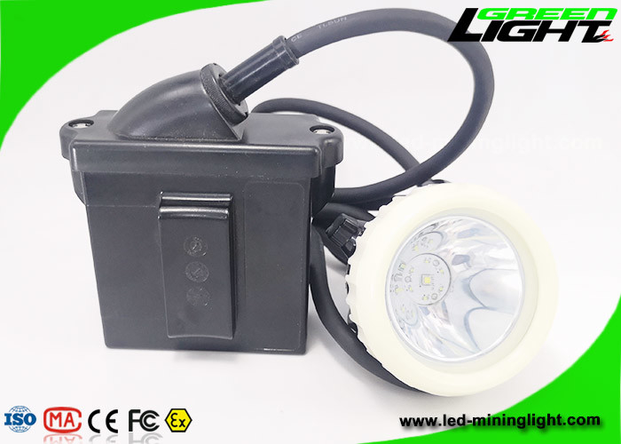 Corded 216lum 6.6Ah LED Mining Helmet Light Rechargeable 3.7V 1.67W
