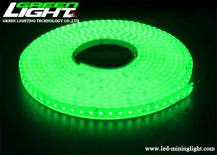 12W 576LM Mining LED Strip Lights Green Color Waterproof IP68 DC36V