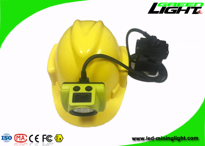 13.6Ah Coal Mining Lights Panasonic Battery USB 25000Lux 530lum IP68 Waterproof Miner Cap Lamp