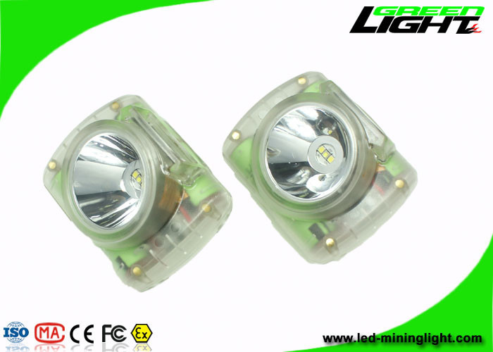 232lum 13000 lux Underground LED Mining Headlamp 480mA 6.8Ah Rechargeable Headlight With USB Charger