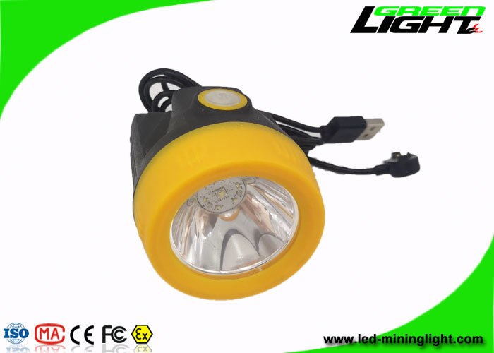 10000Lux Coal Miner Cap Lamp 3800mAh USB Magnetic Charging Portable Miners Headlamp with Silicone Button Adjustable Clip