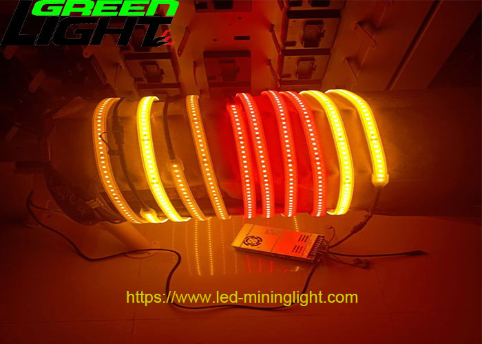 1100 Lumen/M Flexible LED Strip Lights 24V Underground Silicone 5050 RGB Color Changing LED Strip Lights for Outdoor
