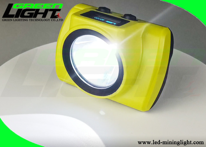 18000lux Led Cordless Mining Light Anti Drop And No Shell Cracking Yellow Color