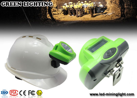 PC + ABS Cree Led Cordless Mining Lights With Sos Purpose , OLED Screen