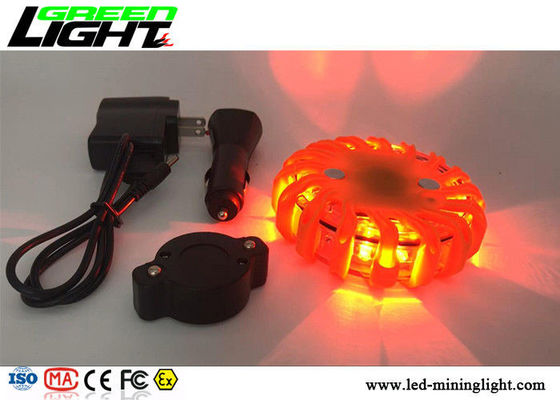 Magnetic Mount Led Warning Light Rechargeable Shockproof LED Road Flares For Car