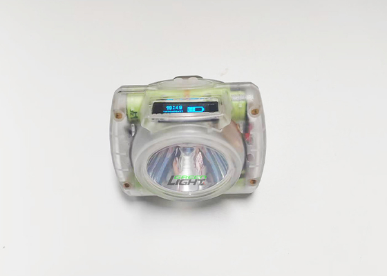 Impact Resistant OLED Screen Cordless Led Helmet Lamp 7AH 15000lux Coal Mining Light IP68 Waterproof