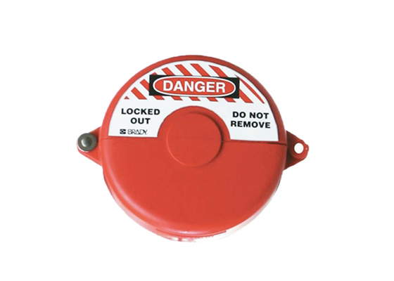 Red Color Gate Valve Lockout for 25mm-330 mm Valve, Standard Gate Valve Lockout ABS Material